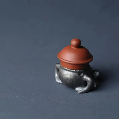 Tea Pet | Golden Frog Fortune Frog Ceramic Tea Ceremony Decorative Frog - iTeapet
